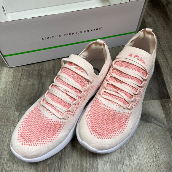 APL Athletic Propulsion Labs Techloom Breeze Running Shoes Cream NWT Size 9 - Picture 1 of 10